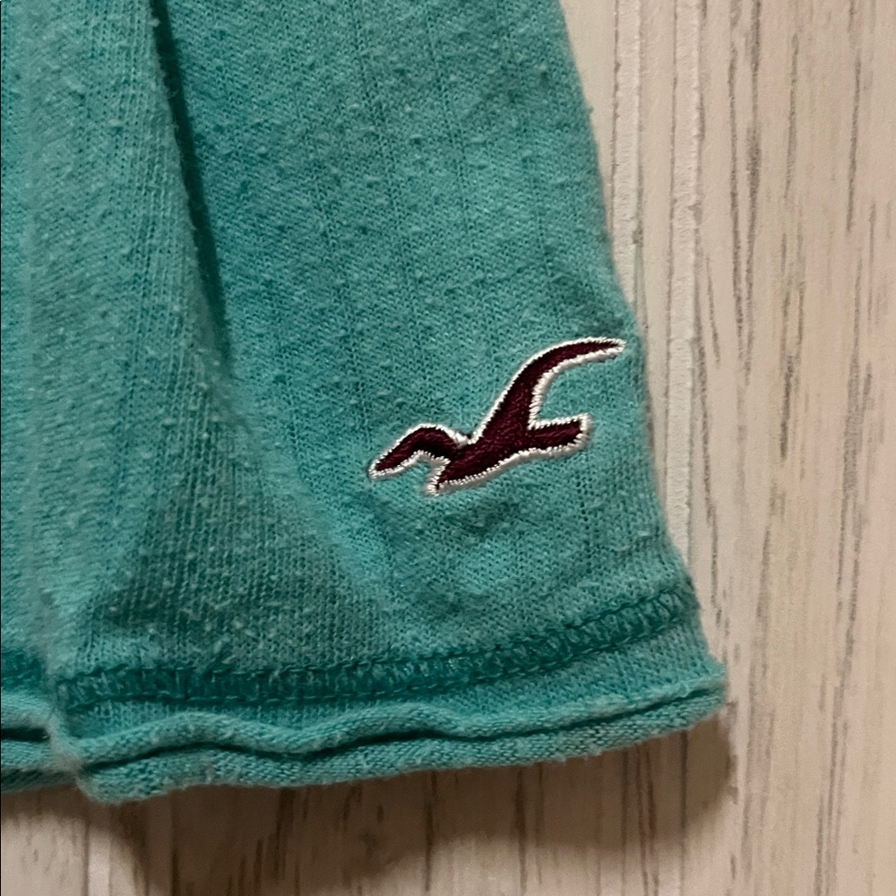 Hollister Teal Short Sleeve Top - Picture 4 of 4